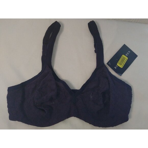 Ralph Lauren Other - Ralph Lauren Bra Womens Size 34C Underwire Purple Floral Lace Unlined NWT # 8444